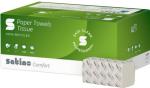 Satino Papierhandtuch 2-lagig V-Falz 25x23 cm Recycling weiß 27720 Wepa